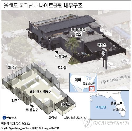 "늘 사람 죽이는 얘기"…올랜도 테러범은 사설경호요원(종합) - 1
