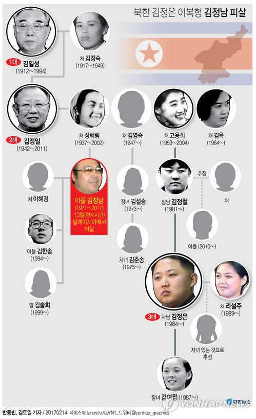 '백두혈통' 김정남, 北세습 반대한 비운의 황태자(종합) - 4