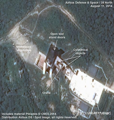 (LEAD) N. Korea conducts new engine test for KN-08 ICBM: think tank - 2
