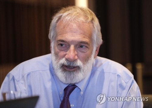 This photo, taken on Oct. 19, 2017, shows Robert Gallucci, a former U.S. nuclear negotiator with North Korea. (Yonhap)