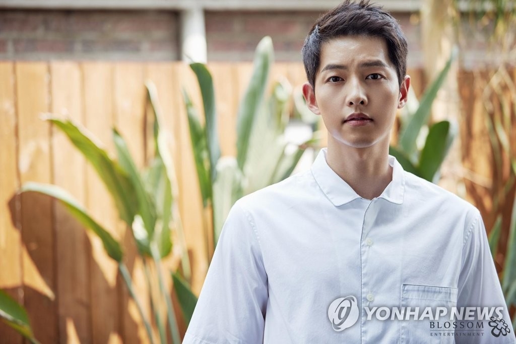 This photo provided by Blossom Entertainment shows actor Song Joong-ki. (Yonhap)