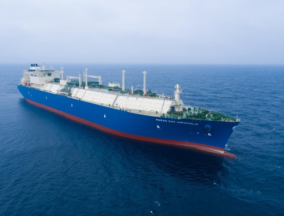 This photo provided by Daewoo Shipbuilding shows a LNG ship. (Yonhap)