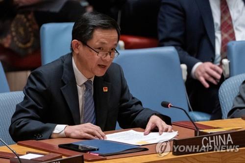Dai Bing, China's deputy permanent representative to the United Nations (Yonhap)
