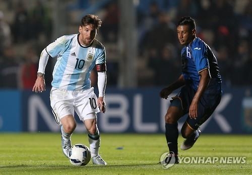 '메시 부상' 아르헨축구, 온두라스와 평가전 1-0 승리 - 2