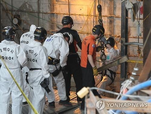 남양주 사고 합동감식…근로자 "환풍기 커녕 계단도 없었다"(종합) - 3