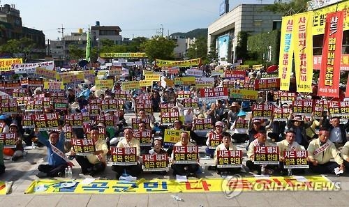 "사드 배치 안된다"…후보지 주민들 삭발·집회·성명 잇따라 - 3