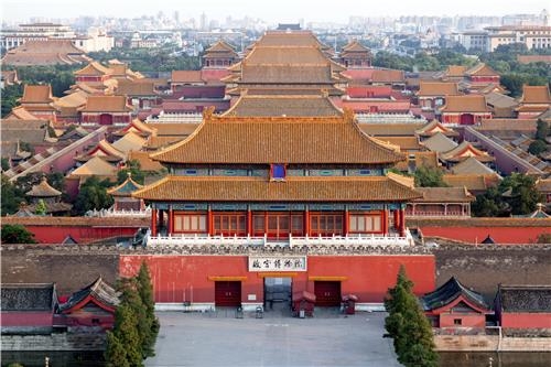 중국 베이징의 고궁박물원