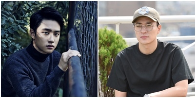 EXO의 도경수(왼쪽), 이병헌 감독.