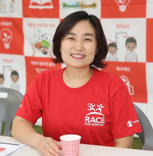 어린이마라톤 참가 박경림 "내 발걸음이 친구를 살립니다" - 1