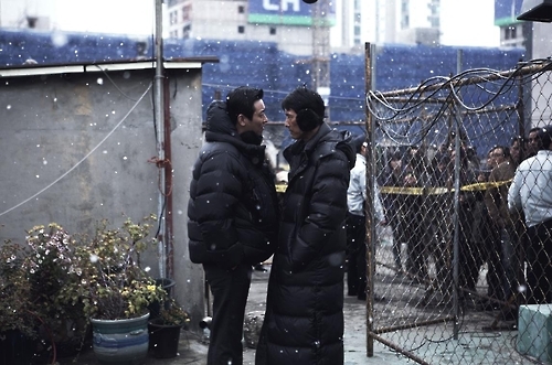 영화 '아수라' 촬영 현장 모습