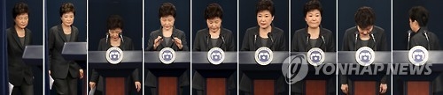 朴대통령 '9분 참회' 눈물 글썽…"이러려고 대통령됐나 자괴감"(종합) - 1