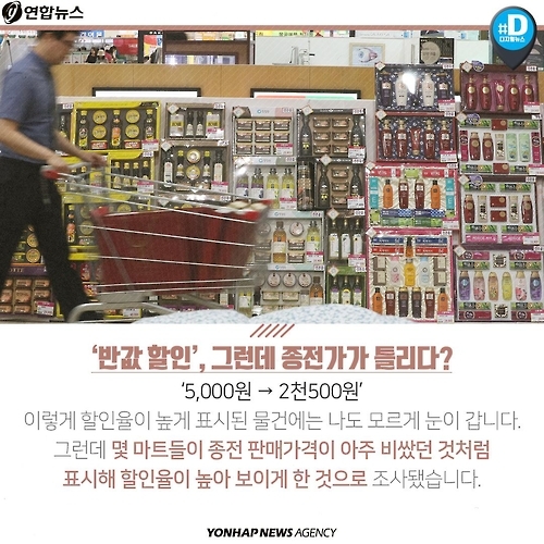 <카드뉴스> 소비자 기만한 대형마트…과징금은 고작 1천만원? - 7