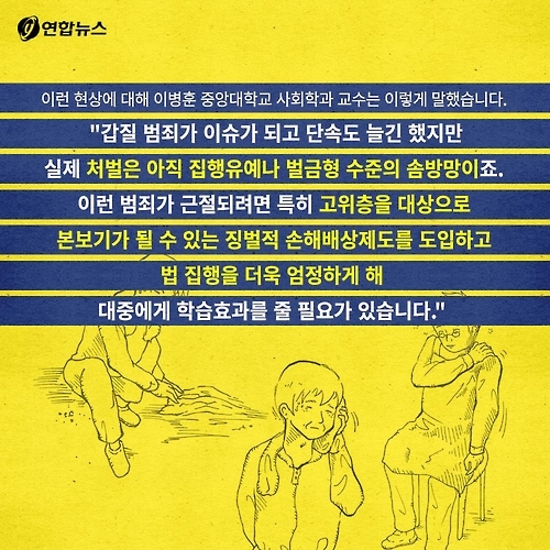 <카드툰> 계속되는 갑질 범죄 '그게 최선입니까?' - 와이콜센터 - 17
