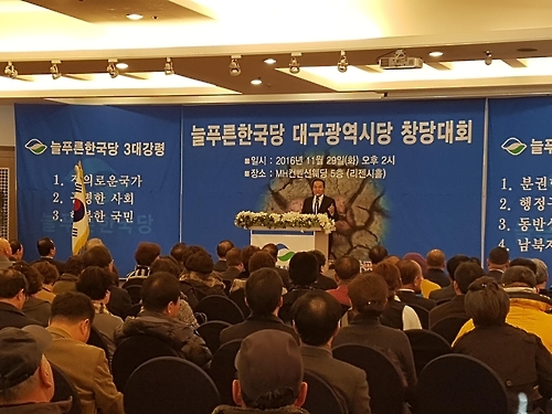늘푸른한국당 대구시당 창당