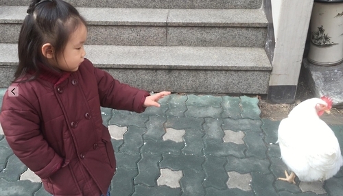 "칠석아, 인사 받아야지"