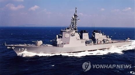 일본 해상 자위대 이지스함. 기사 내용과 무관함.