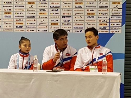 동메달 획득한 북한 대표팀