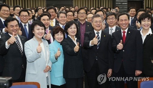 文 선대위원장에 박영선·이종걸 포함…외부 권인숙·이다혜도(종합) - 1