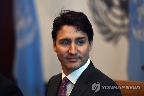 美 시리아폭격 지지입장 밝힌 트뤼도 캐나다 총리