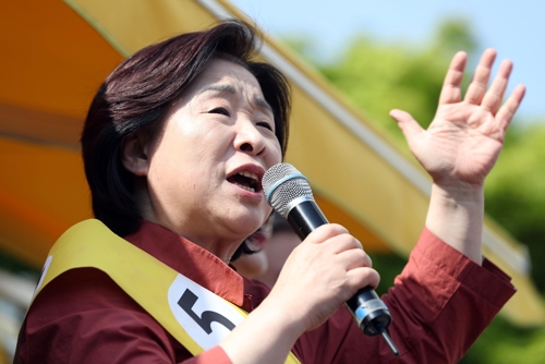 지지 호소하는 심상정