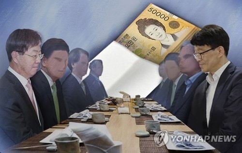돈 봉투 만찬, 연합뉴스 자료사진