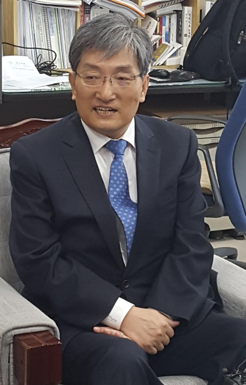 충북도청 방문한 노영민 전 의원