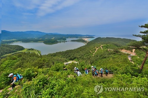 강원 고성군 해파랑길 걷기