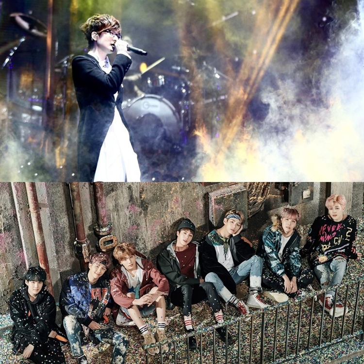 서태지와 방탄소년단(아래)