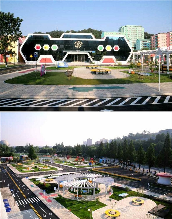 북한, 평양에 어린이 교통공원 새로 건설