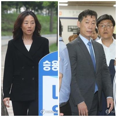 조윤선 전 문체부 장관과 남편 박성엽 변호사