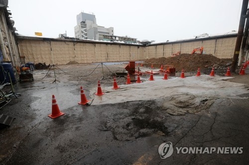 철거된 서문시장 4지구