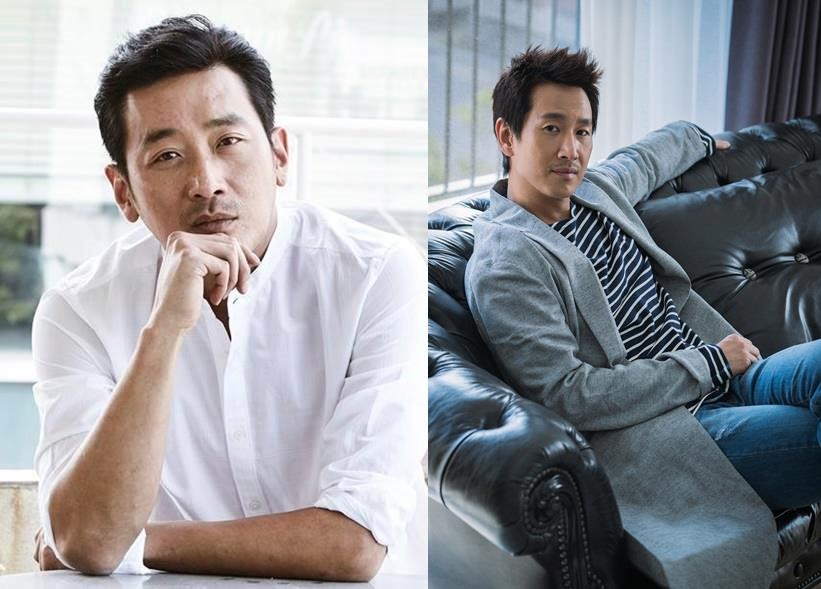 영화 'PMC'에 출연하는 하정우(왼쪽)와 이선균