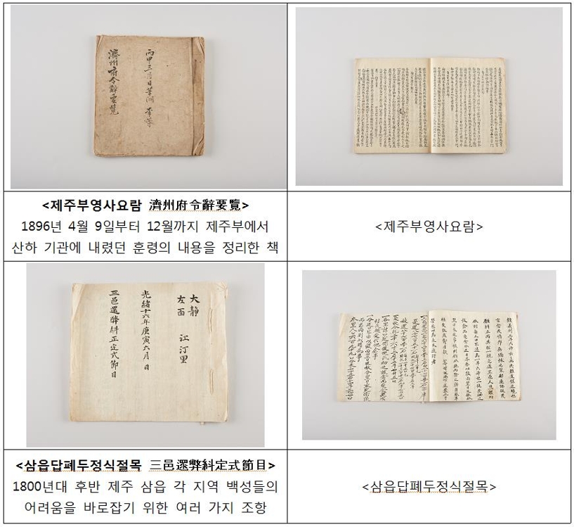 한학자 오문복 선생이 박물관에 기증한 자료들