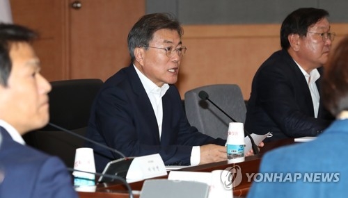 행안·법무·권익위, 발언하는 문 대통령