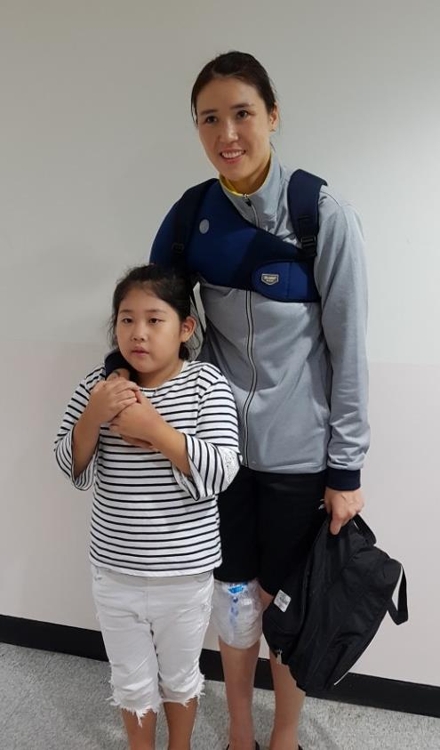 정대영과 딸 김보민 양