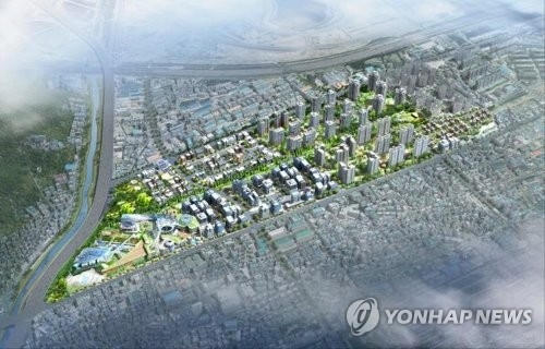 안심 뉴타운 조감도