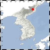 13일 북한 지진 발생 위치