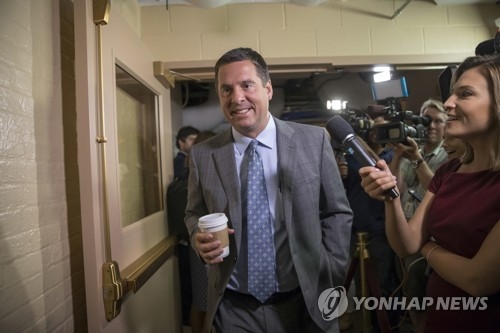 '트럼프 X파일' 작성한 퓨전GPS에 금융기록 요구한 데빈 누네스 하원 정보위원장