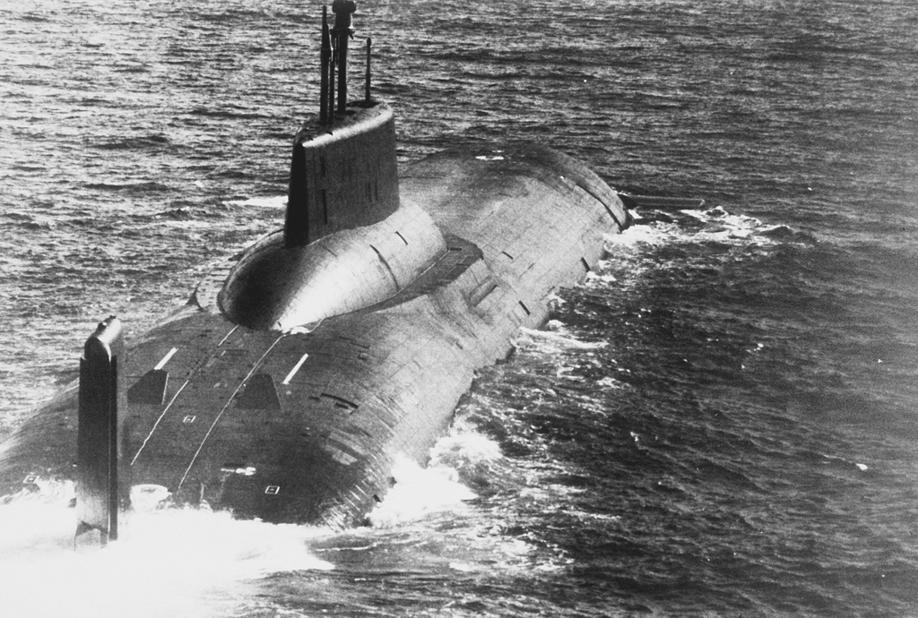 세계 최대인 러시아의 타이푼급 핵잠수함[위키미디어 제공]