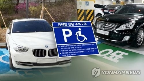"용변 급해" "짐 내리려고"…변명 일색 장애인구역 '뻔뻔 주차' - 1