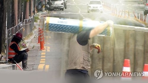 폭염 속 노동(CG)