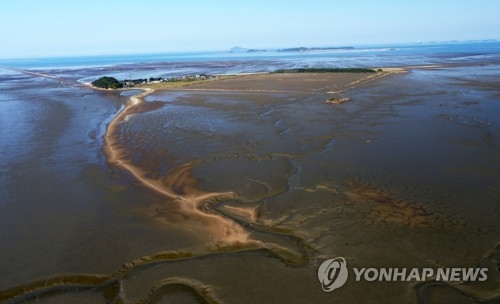 충남 서천 유부도 갯벌