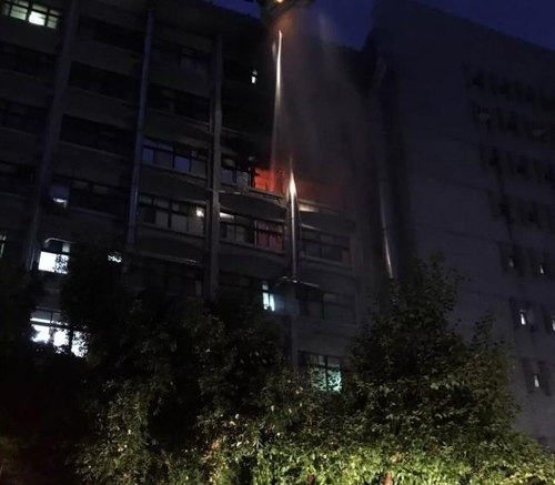 대만 중증환자 입원 병원서 화재
