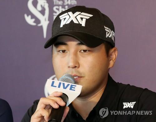 경기 각오 밝히는 리처드 리 (인천=연합뉴스) 윤태현 기자 = 12일 오전 인천시 서구 베어즈베스트 청라 골프클럽에서 열린 '한국프로골프(KPGA)투어 신한동해오픈 기자회견'에서 리처드 리가 각오를 밝히고 있다. 신한동해오픈은 13일부터 나흘간 이곳에서 열린다. 2018.9.12 tomatoyoon@yna.co.kr(끝)