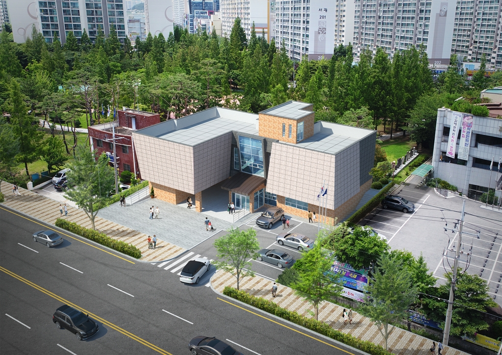이윤재·허웅 선생 기념관 조감도