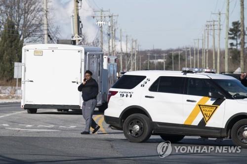 미 UPS 인질극 현장