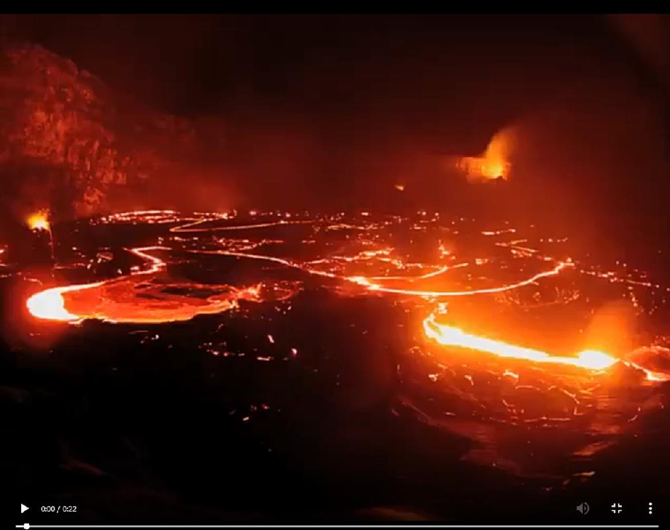 푸우오오 화산의 용암 분출. 출처 https://volcanoes.usgs.gov