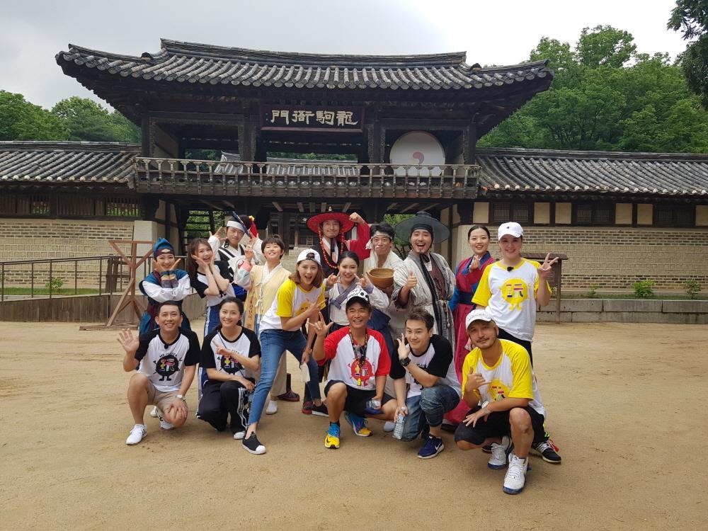 대만 TV예능프로그램 촬영 모습