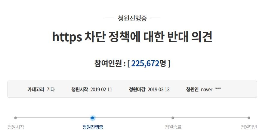 청와대 국민청원 게시판 캡처