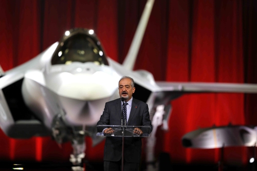 작년 6월 미국 텍사스 포트워스에서 열린 터키군 F-35 1호기 출고식